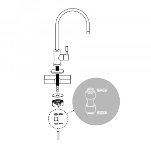 Кран для питьевой воды Аквафор (WLG 1301-011)